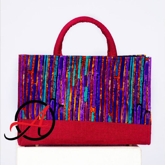 Harriett Burgundy Handbag