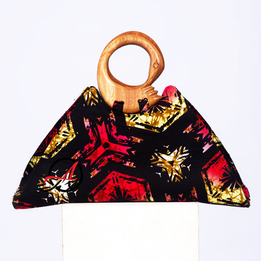 Sankofa Batik Black Tote Bag