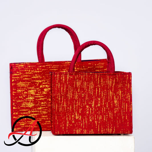 Beky Plain Ankara Tote Bag – Medium & Small