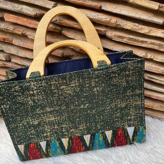 Green Sika Kente Print