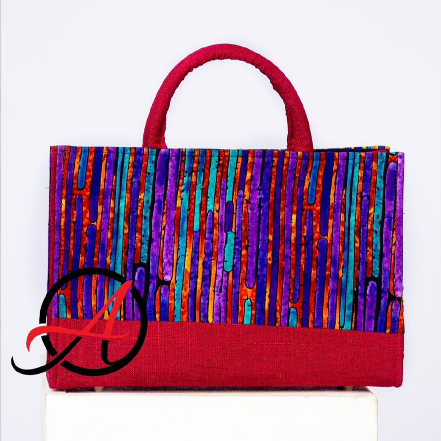 Harriett Burgundy Handbag