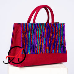 Harriett Burgundy Handbag