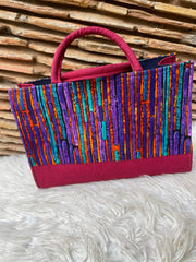 Harriett Burgundy Handbag