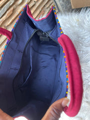 Harriett Burgundy Handbag