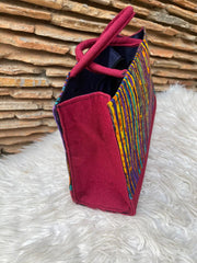 Harriett Burgundy Handbag