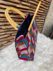 Kente Blush Blue Handbag