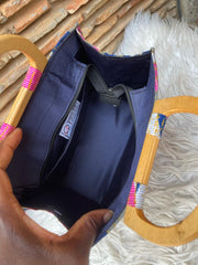 Kente Blush Handbag (Pink)