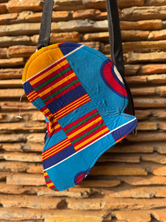 African Map - Small Crossbody