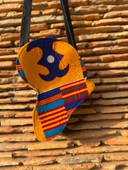 African Map - Small Crossbody