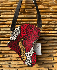 African Map - Small Crossbody